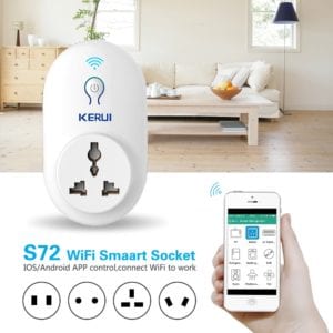 KERUI Smart Power Point Adapter - Wifi app controlled