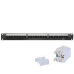 Professionally manage network cables in your data cabinet with the RJ45PATCH24CAT6 patch panel.