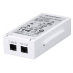 The VSPOE-MS 60W PoE Midspan is a high-power PoE injector that can be cascaded using VSPOE-EX to provide power to multiple IP surveillance PoE cameras. As the VSPOE-MS supports Hi-PoE