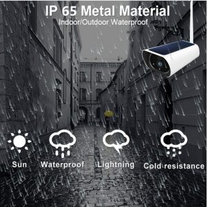 Solar & Battery Powered Security Camera 1080P - SIM Card 3G 4G GSM for remote sites with no power or internet 5