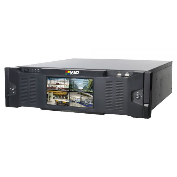 The VIP Vision NVR64ULTNPV2 is a 64 channel network video recorder