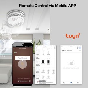 Smoke Alarm with WiFi and Tuya Smart Life App  2