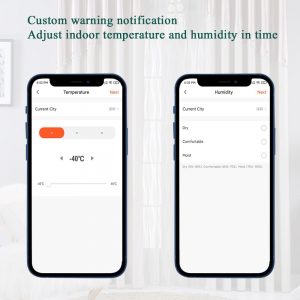 WIFI Temperature and Humidity Sensor Support Alexa Google Home smart life 4